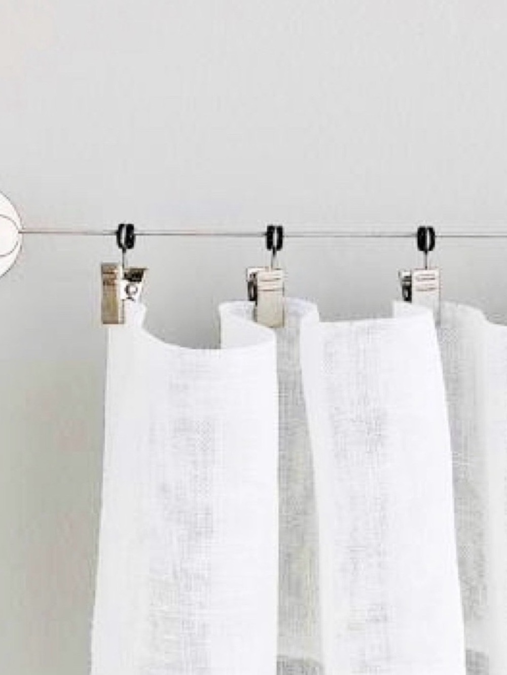 West Elm Brown Steel Cable System, for picture hanging